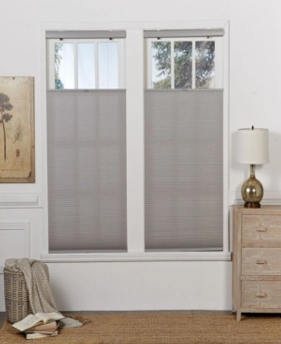 The Cordless Collection Cordless Light Filtering Top Down Bottom Up Shade, 29.5" X 64" In Gray Cloud