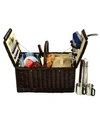 PICNIC AT ASCOT SURREY WILLOW PICNIC BASKET WITH COFFEE SET -SERVICE FOR 2