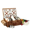 Picnic At Ascot Dorset Basket For 4 With Blanket In Turquoise