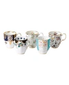 Royal Albert 100 Years 1900-1940 5-piece Mug Set In Multi