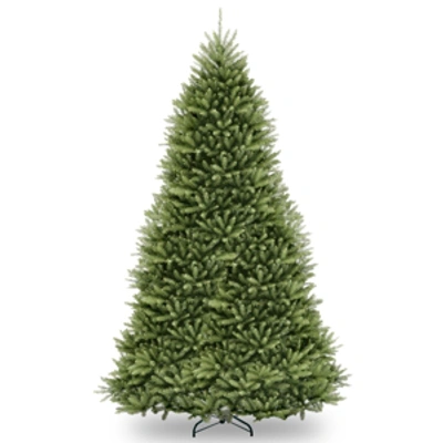 National Tree Company National Tree 7 .5' Snowy Mountain Pine Slim Hinged Tree With 500 Clear Lights In Green