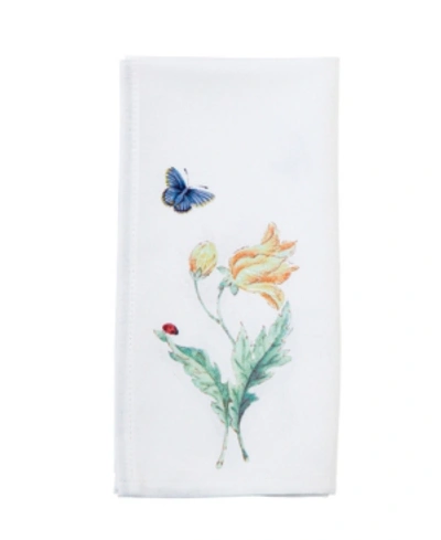 Lenox Butterfly Meadow Garden Napkin In White Multi