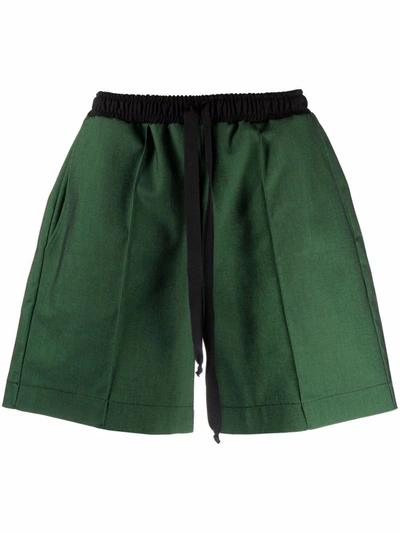 Alchemy Drawstring-fastened Shorts In Green