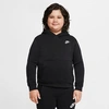 Nike Kids'  Boys' Sportswear Club Fleece Pullover Hoodie (plus Size) In Black