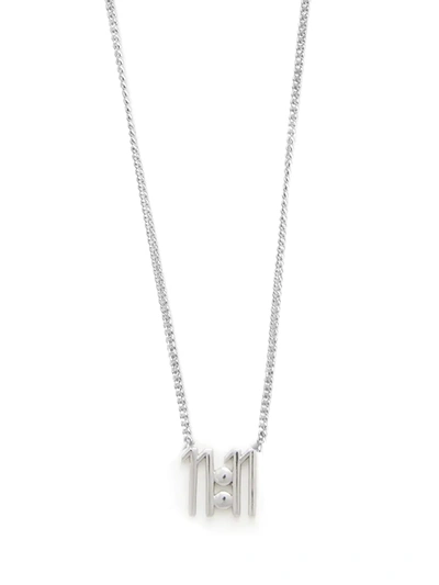 Capsule Eleven 11:11 Pendant Necklace | Sterling Silver In Metallic