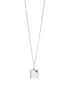 CAPSULE ELEVEN JEWEL BENEATH SIGNET PENDANT NECKLACE