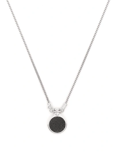 Tom Wood Finn Spinel Pendant Necklace In Silber
