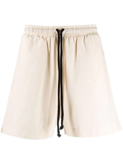 Alchemy Drawstring Track Shorts In Nude