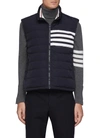 THOM BROWNE STRIPE SKI DOWN VEST