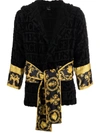 VERSACE BAROCCO-PRINT COTTON ROBE