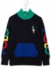 POLO RALPH LAUREN POLO PONY-MOTIF KNITTED JUMPER