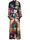 La Doublej Magnifico Floral Maxi Dress In Peacock