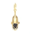 Capsule Eleven Capsule Crystal Hoop Earring In Gold