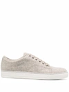 Lanvin Dbb1 Felt Low-top Sneakers In Neutrals