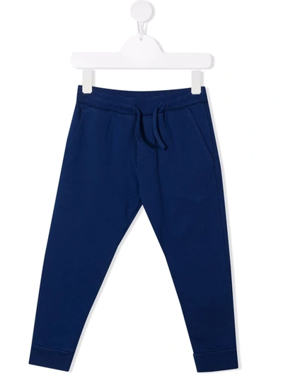 Dsquared2 Kids' Logo Tracksuit Bottoms In Blue