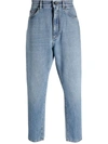 DOLCE & GABBANA TAPERED-LEG JEANS