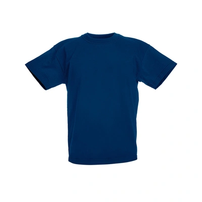 Fruit Of The Loom Childrens/teens Original Short Sleeve T-shirt (navy) In Blue