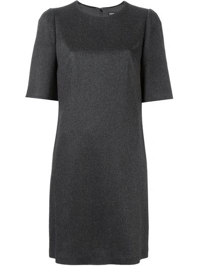 Dolce & Gabbana Shift Dress In Grey