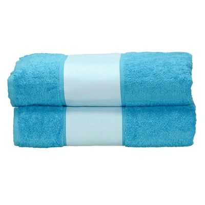 A&r Towels Subli-me Bath Towel (aqua Blue) (one Size)