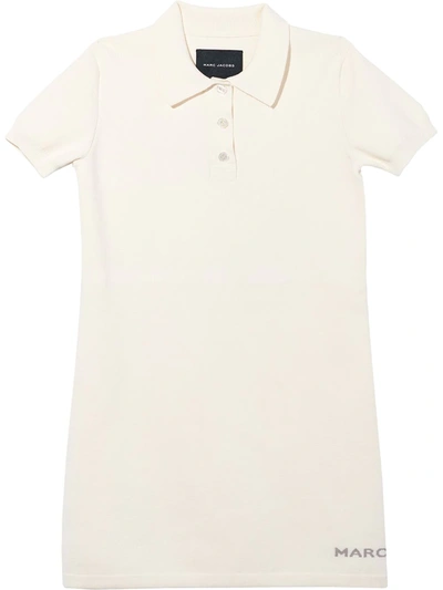 Marc Jacobs The Tennis Polo Shirt Dress In Chalk