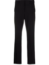 EMPORIO ARMANI HIGH-WAISTED TAPERED TROUSERS