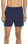 Fourlaps Men's Extend Two-tone Track Shorts In Navy