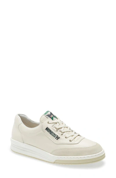 Mephisto Match Low Top Sneaker In Off White
