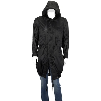 Burberry Mens Showerproof Technical Parka In Black