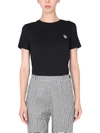 Ps By Paul Smith "zebra" T-shirt In Black