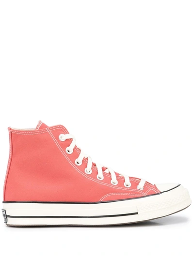 Converse Chuck 70 High-top Recycled-canvas Trainers In Orange