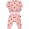 MOSCHINO PINK TRACKSUIT FOR BABY GIRL,MUK038 LDB78 83245