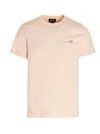 Apc Item Logo Graphic Tee In Pink