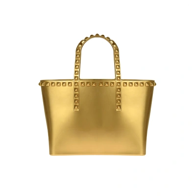 Carmen Sol Grazia Mini Tote In Gold