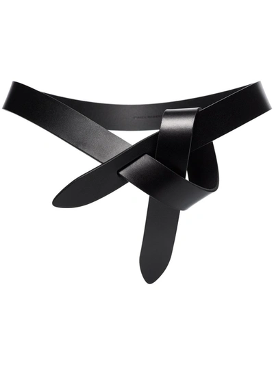 Isabel Marant Black Lecce Leather Belt