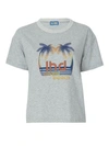 LHD GREY PALM TREE PRINT TEE,ED939495-F222-A1A5-C3CC-DD356643A562