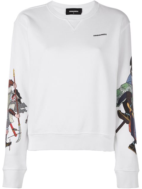 dsquared samurai sweatshirt