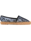 DOLCE & GABBANA Floral Lace Espadrilles