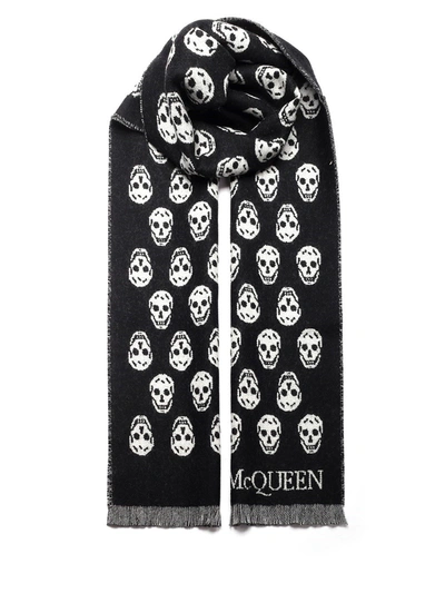 ALEXANDER MCQUEEN ALEXANDER MCQUEEN REVERSIBLE SKULL SCARF