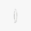 Studs Large Slim Hoop In Silver