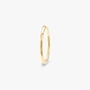 Studs Large Slim Hoop In Gold