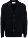 Pringle Of Scotland Archive Lambswool-blend Cardigan In 蓝色