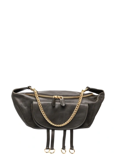 Alberta Ferretti Chain-detail Shoulder Bag In Grün