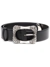 ALBERTA FERRETTI BUCKLED LEATHER BELT