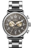 Shinola The Runwell Chronograph Cool Grey Dial Quartz Mens Watch S0120161938