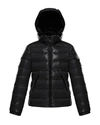 Moncler Kids' Girl's Bady Quilted Logo Jacket In 999 Black