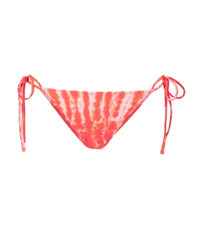 Tropic Of C Lvr Sustainable Praia Bikini Bottoms In Розовый,оранжевый