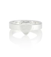 Gucci Heart-detail Sterling Silver Ring In Silver