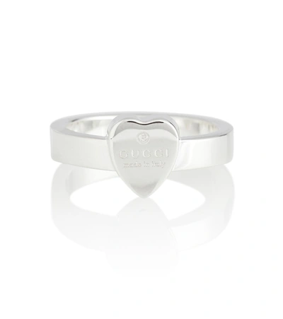 Gucci Heart-detail Sterling Silver Ring