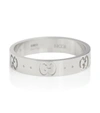 GUCCI ICON 18KT WHITE GOLD RING,P00585877