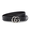 GUCCI GG MARMONT LEATHER BELT,P00591933
